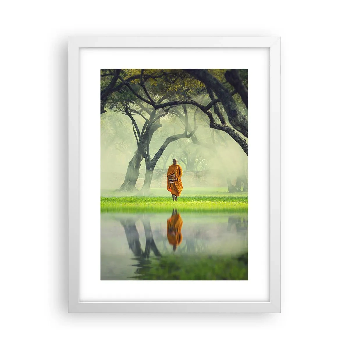 Poszter fekete keretben - Útban a megvilágosodás felé - 30x40 cm