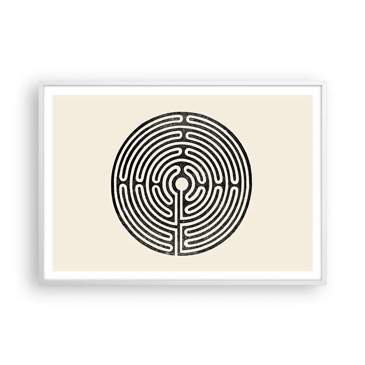 Poszter fekete keretben - Titokzatos rend - 100x70 cm