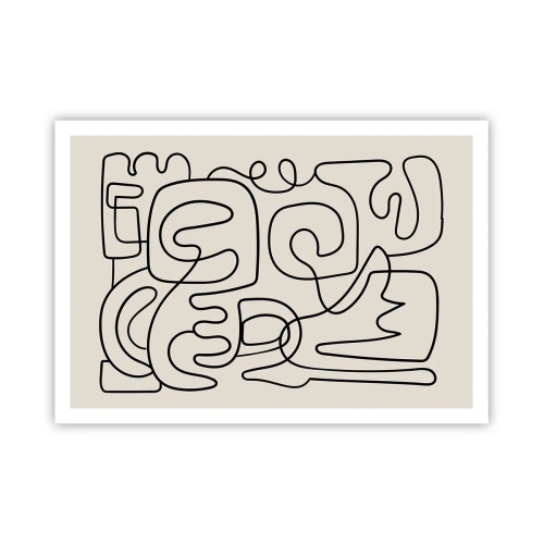 Poszter - A nyomonkövetésben - 100x70 cm