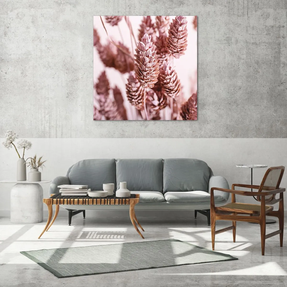 Üveg kép - Látszólag feltűnő - 60x60 cm