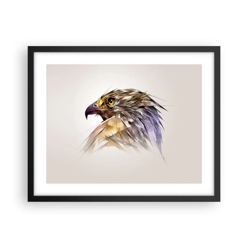 Poszter fehér keretben - Egy harcos portréja - 50x40 cm