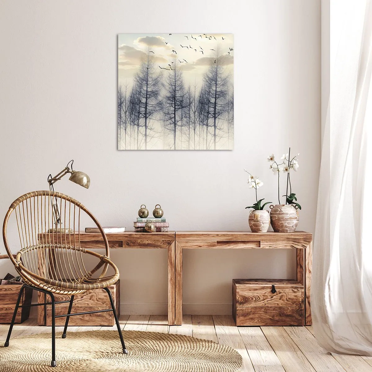 Vászonkép - Erdei szellemek - 40x40 cm