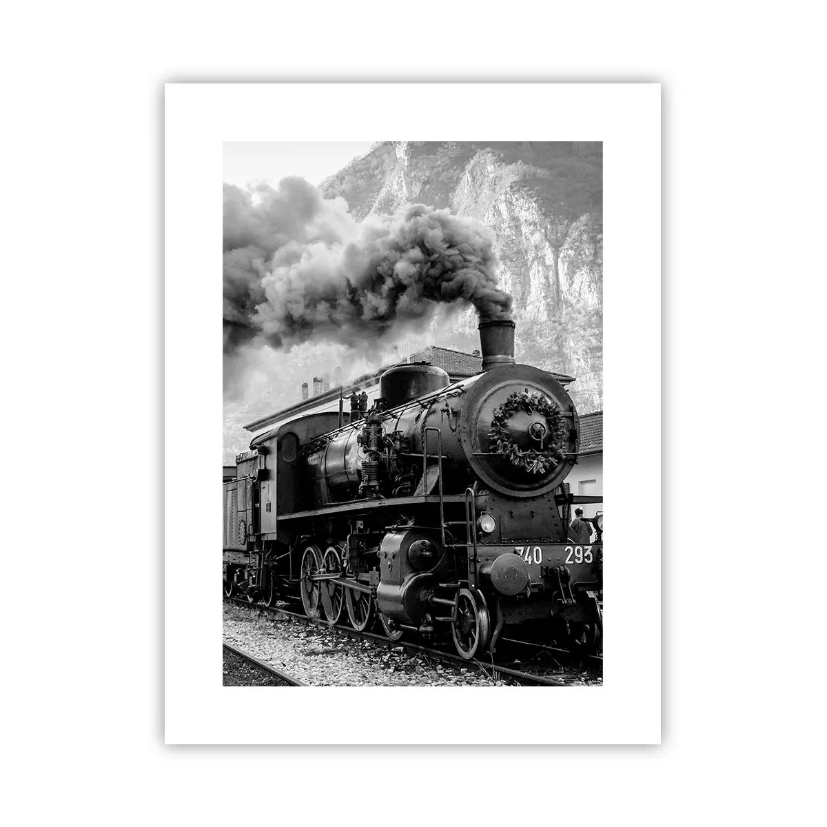 Poszter - Indulását a mozdony várja… - 30x40 cm