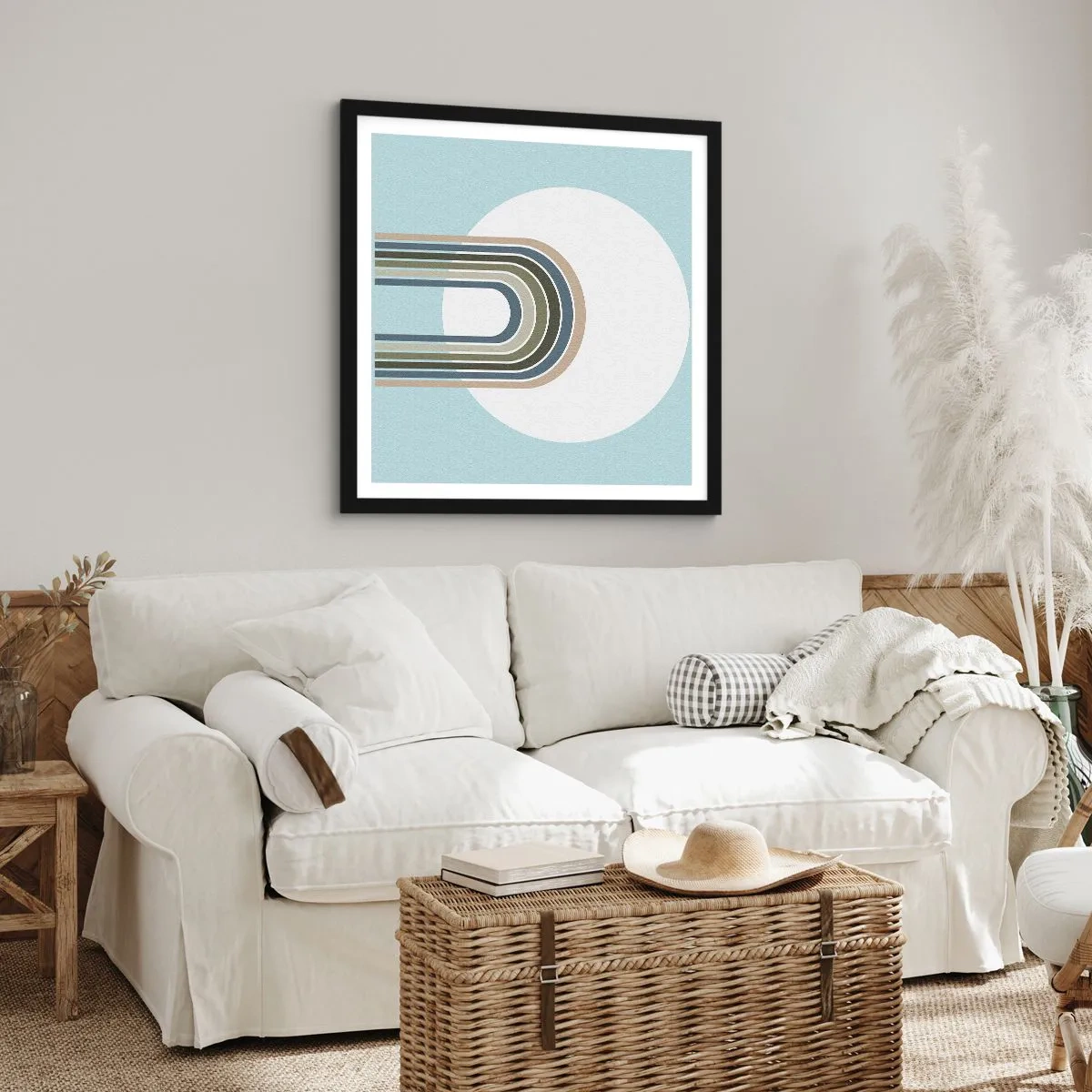 Poszter fehér keretben - Ellenállhatatlan vonzalom - 40x40 cm