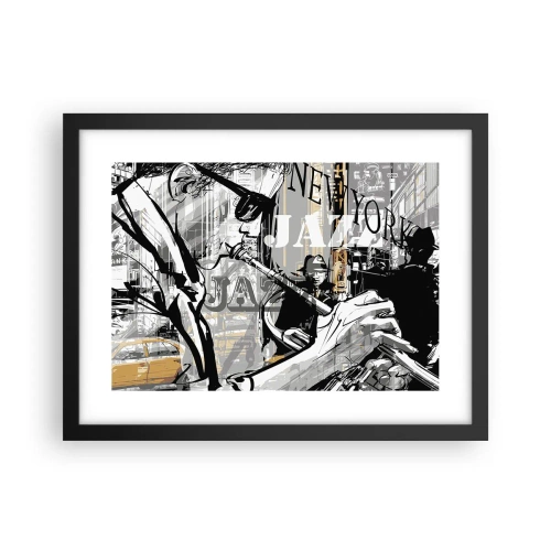 Poszter fehér keretben - A New York ritmusában - 40x30 cm