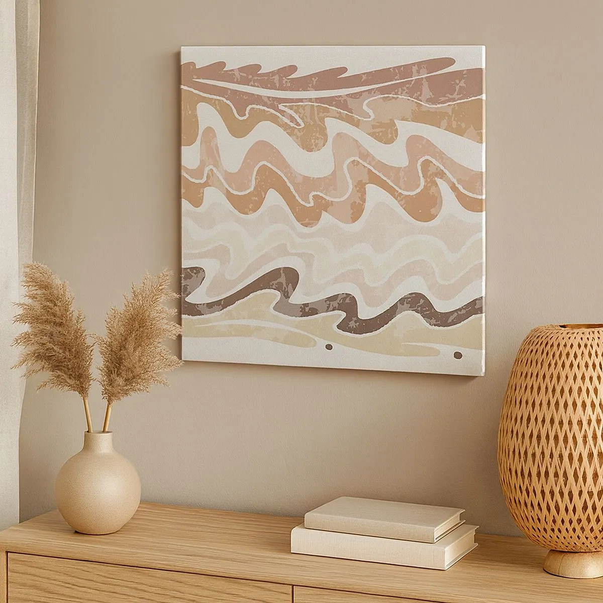 Vászonkép - Jó energia - jó érzelmek - 30x30 cm