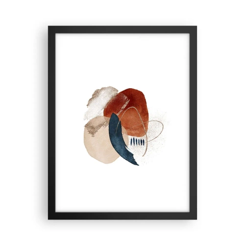 Poszter fehér keretben - Ovális kompozíció - 30x40 cm