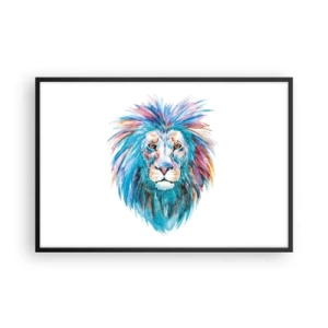 Poszter fehér keretben - Felvillanyozó aura - 91x61 cm