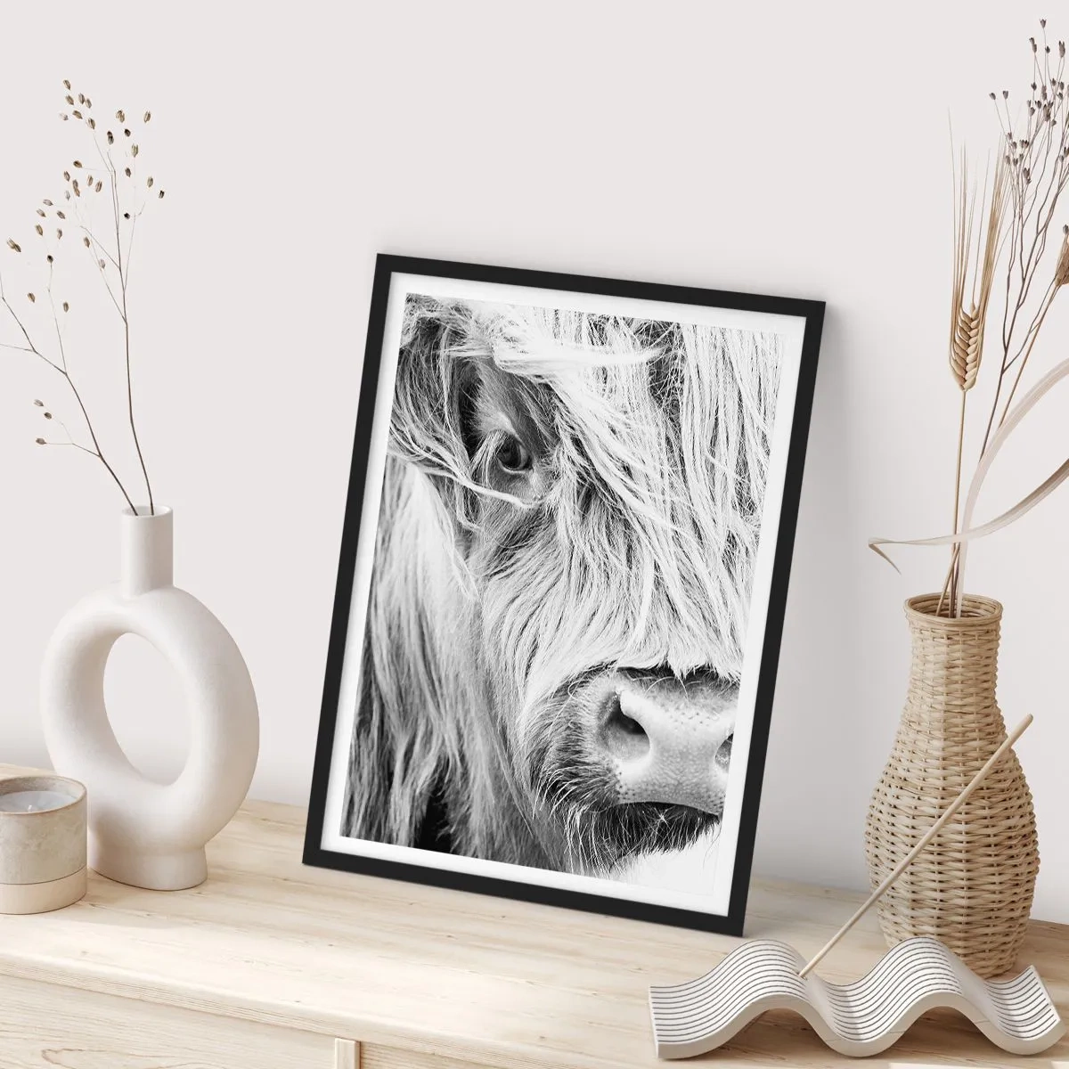 Poszter fehér keretben - Skót vadság - 40x50 cm