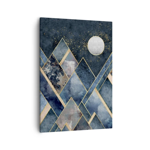 Vászonkép - Geometriai táj - 50x70 cm