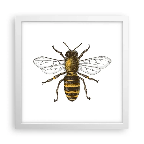 Poszter fekete keretben - Gyönyörű és jó - 30x30 cm