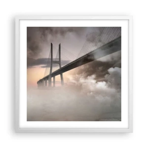 Poszter fekete keretben - A nem létező folyó mentén - 50x50 cm