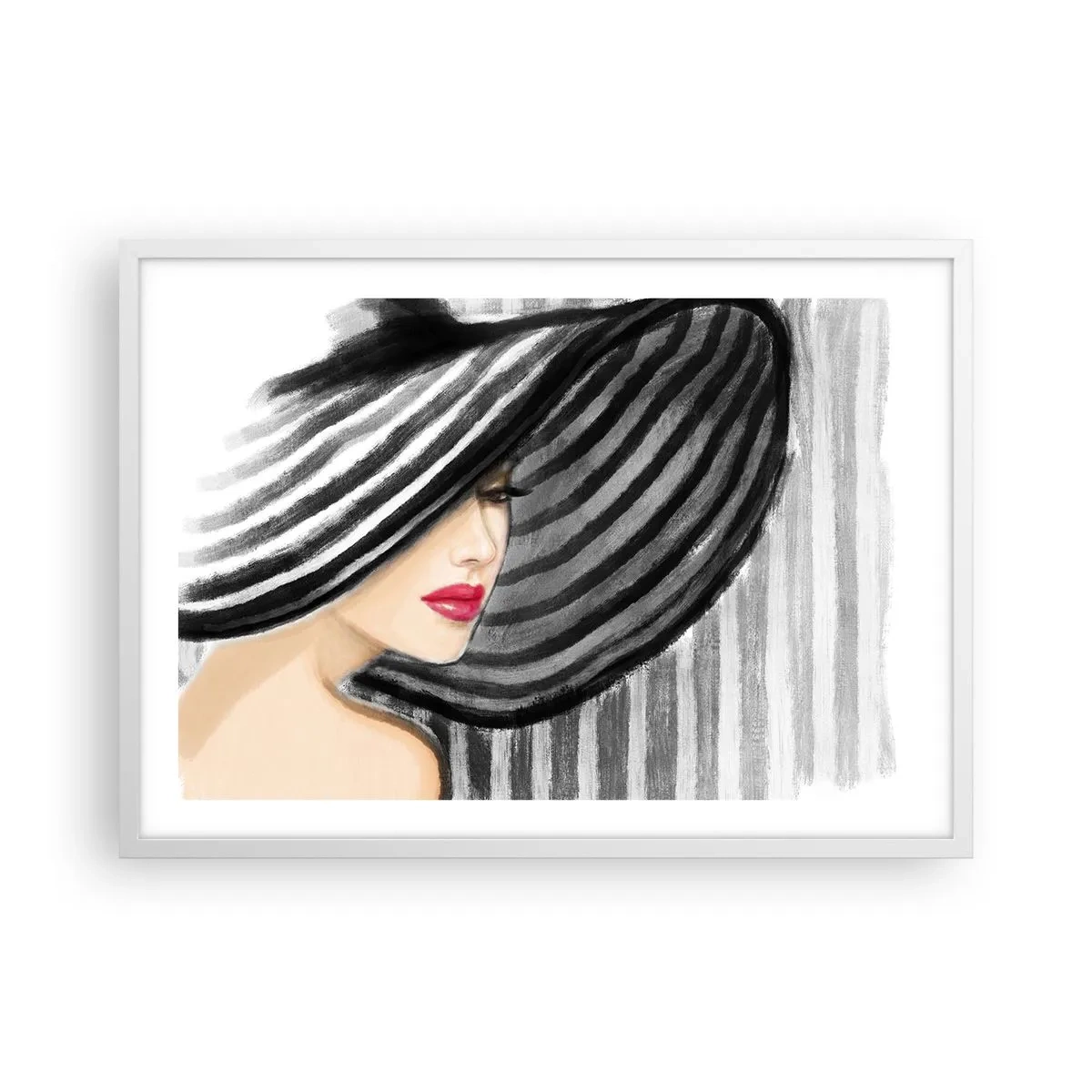 Poszter fekete keretben - Hol keressünk? - 70x50 cm