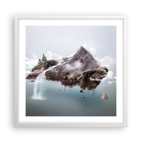 Poszter fekete keretben - Egy szürrealista szemével - 50x50 cm