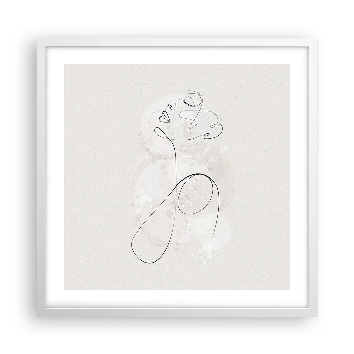 Poszter fekete keretben - A szépség spirálja - 50x50 cm