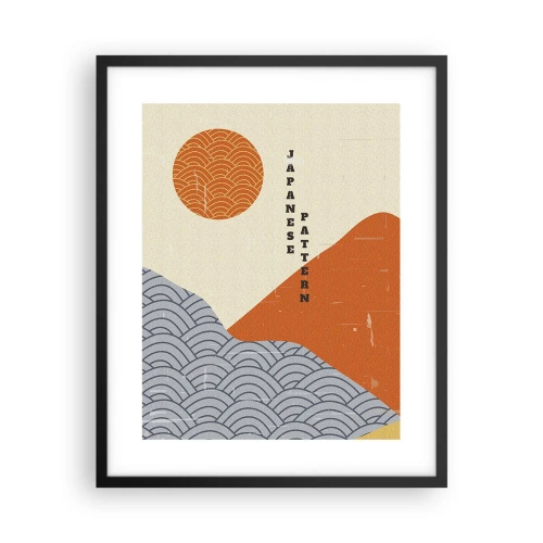 Poszter fehér keretben - A japán szellemben - 40x50 cm