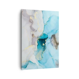 Vászonkép - Tanulmány a szürke és a türkiz találkozásáról - 70x100 cm