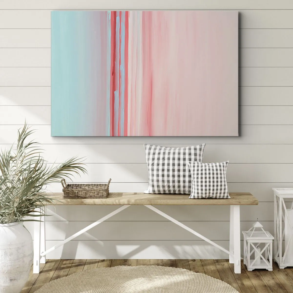 Vászonkép - Absztrakció hajnalban - 120x80 cm