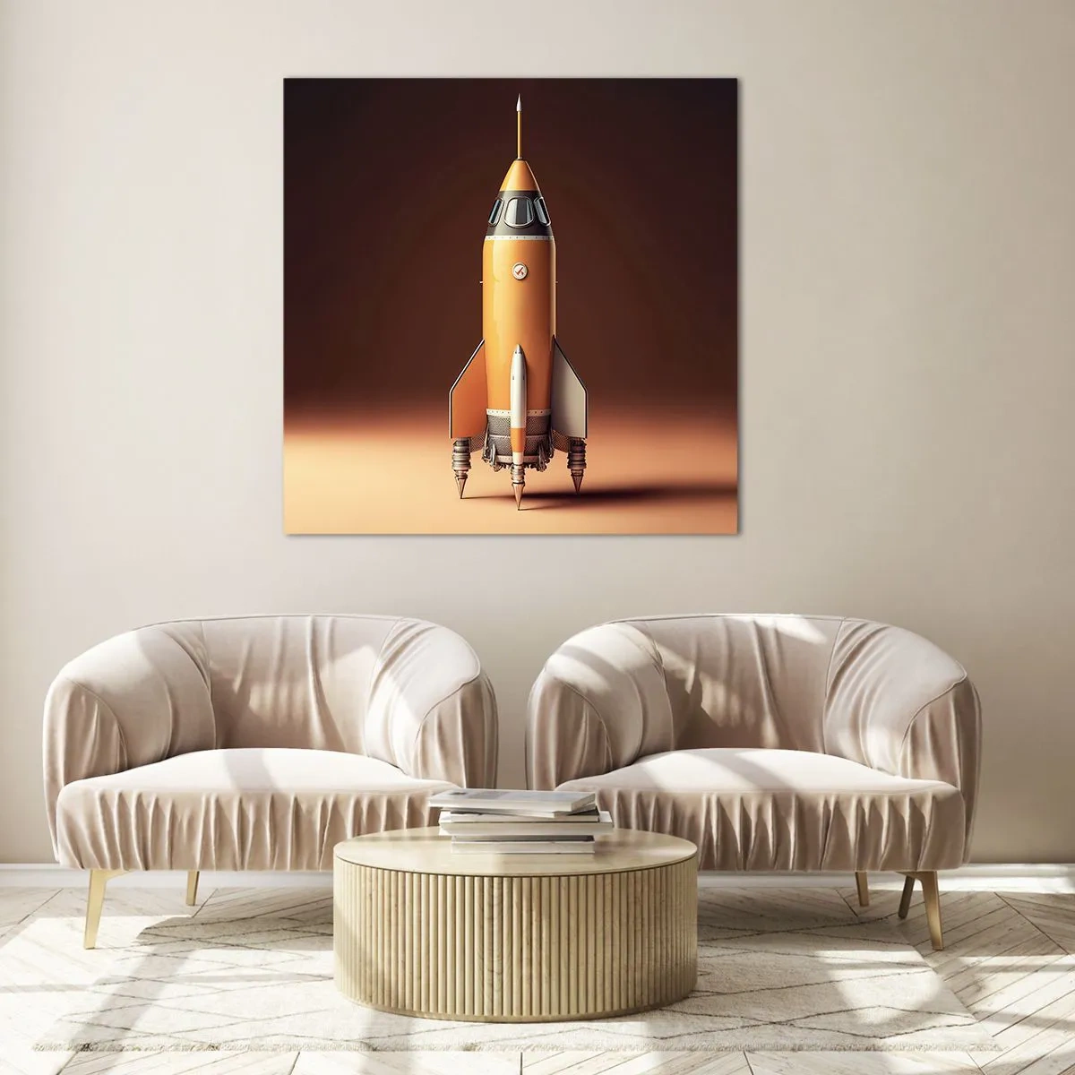 Üveg kép - Egy álommal kezdődik - 70x70 cm