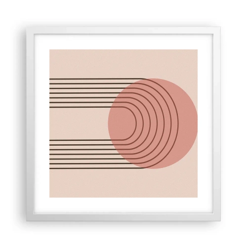 Poszter fekete keretben - Ellenállhatatlan vonzalom - 40x40 cm