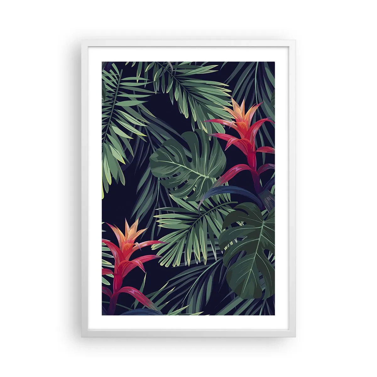 Poszter fekete keretben - Zölden égni - 50x70 cm