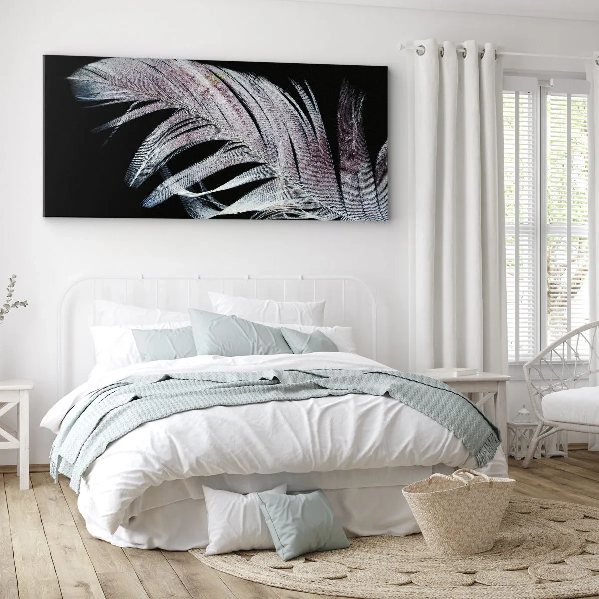 Vászonkép - Gondolj az érintésre - 100x40 cm