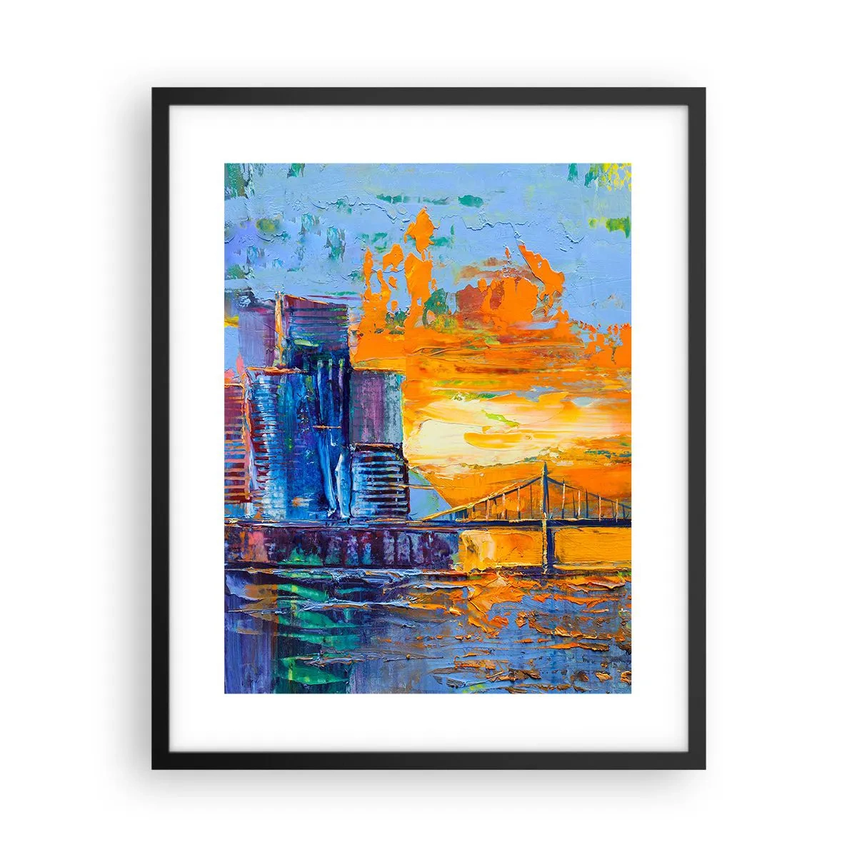 Poszter fehér keretben - Kultúra és természet - 40x50 cm