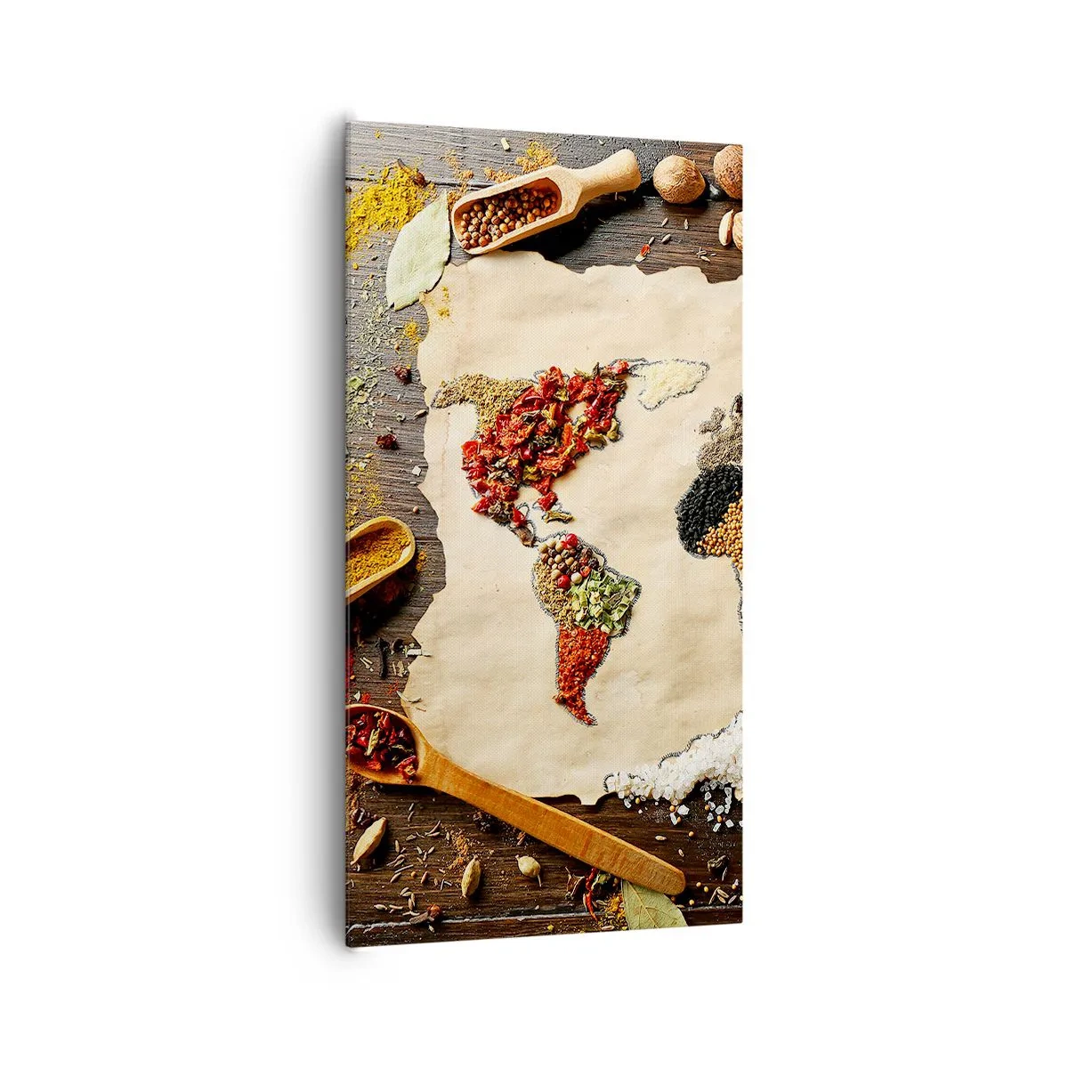 Vászonkép - A világ összes íze - 65x120 cm