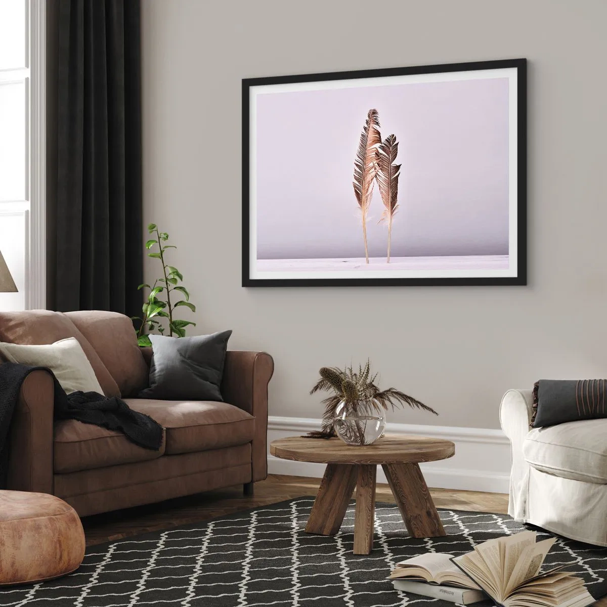 Poszter fehér keretben - A semmi ellen - 91x61 cm