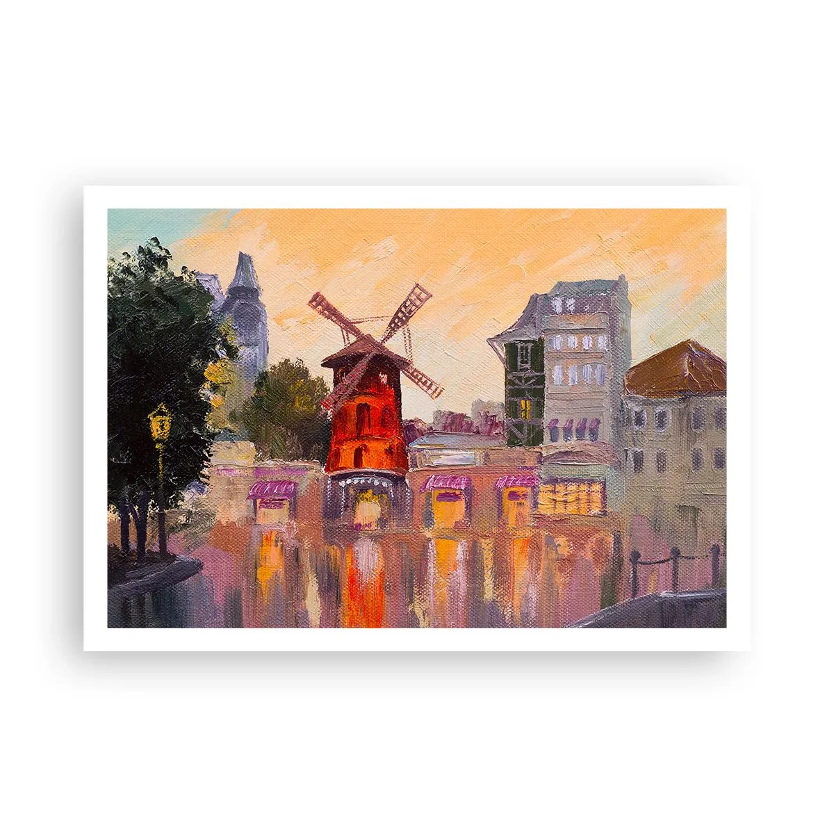 Poszter - Párizsi ikonok - Moulin Rouge - 100x70 cm