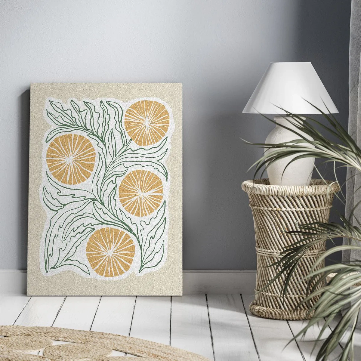 Vászonkép - Etnikus egy csipet absztrakcióval - 70x100 cm