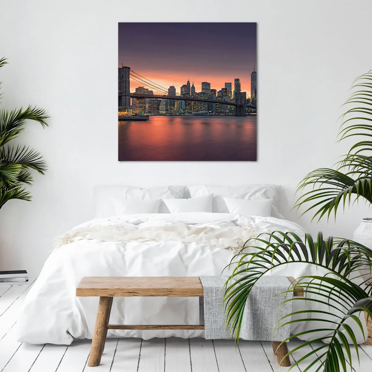 Vászonkép - Lila csendbe merülve - 70x70 cm