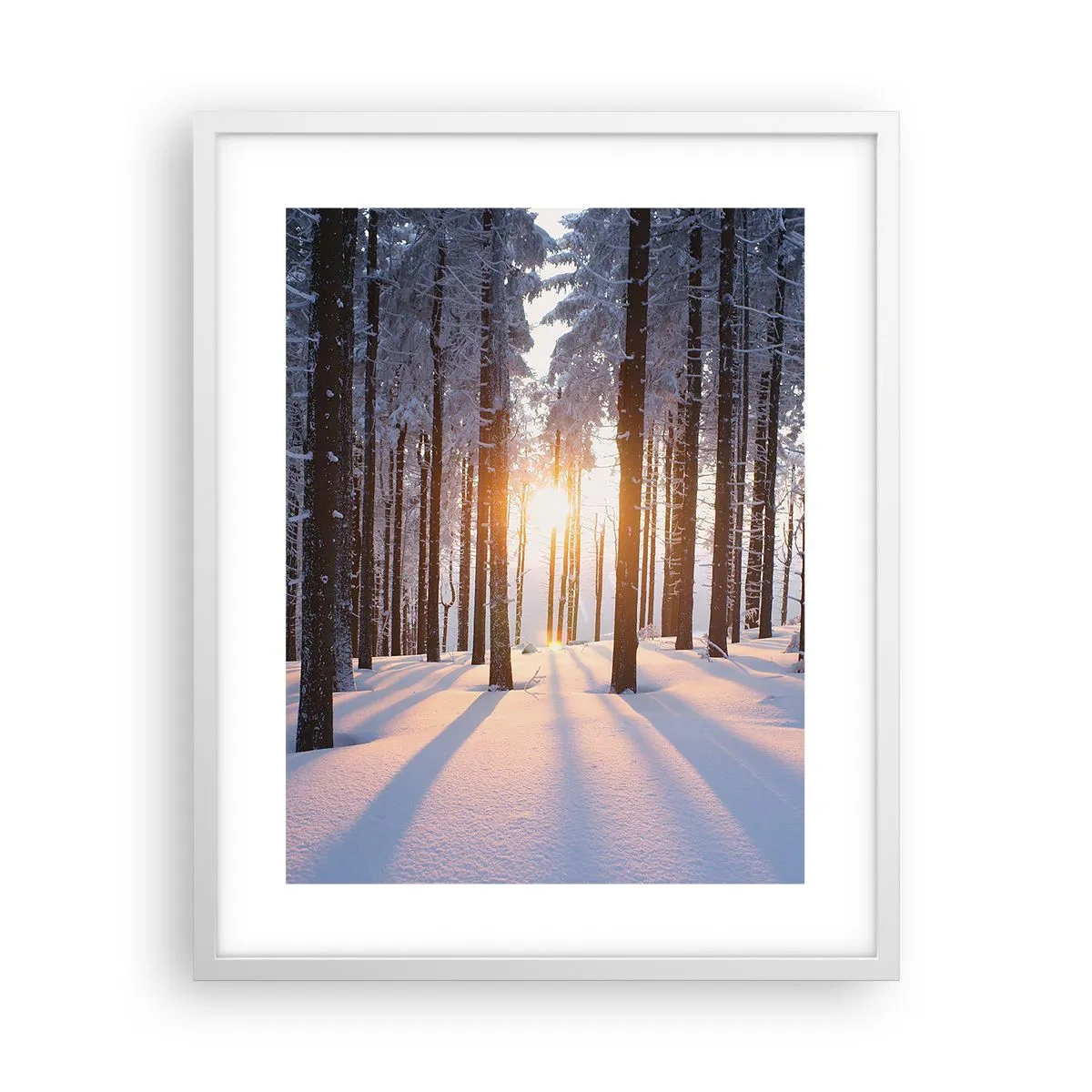 Poszter fekete keretben - Egyértelműen fekete-fehéren - 40x50 cm