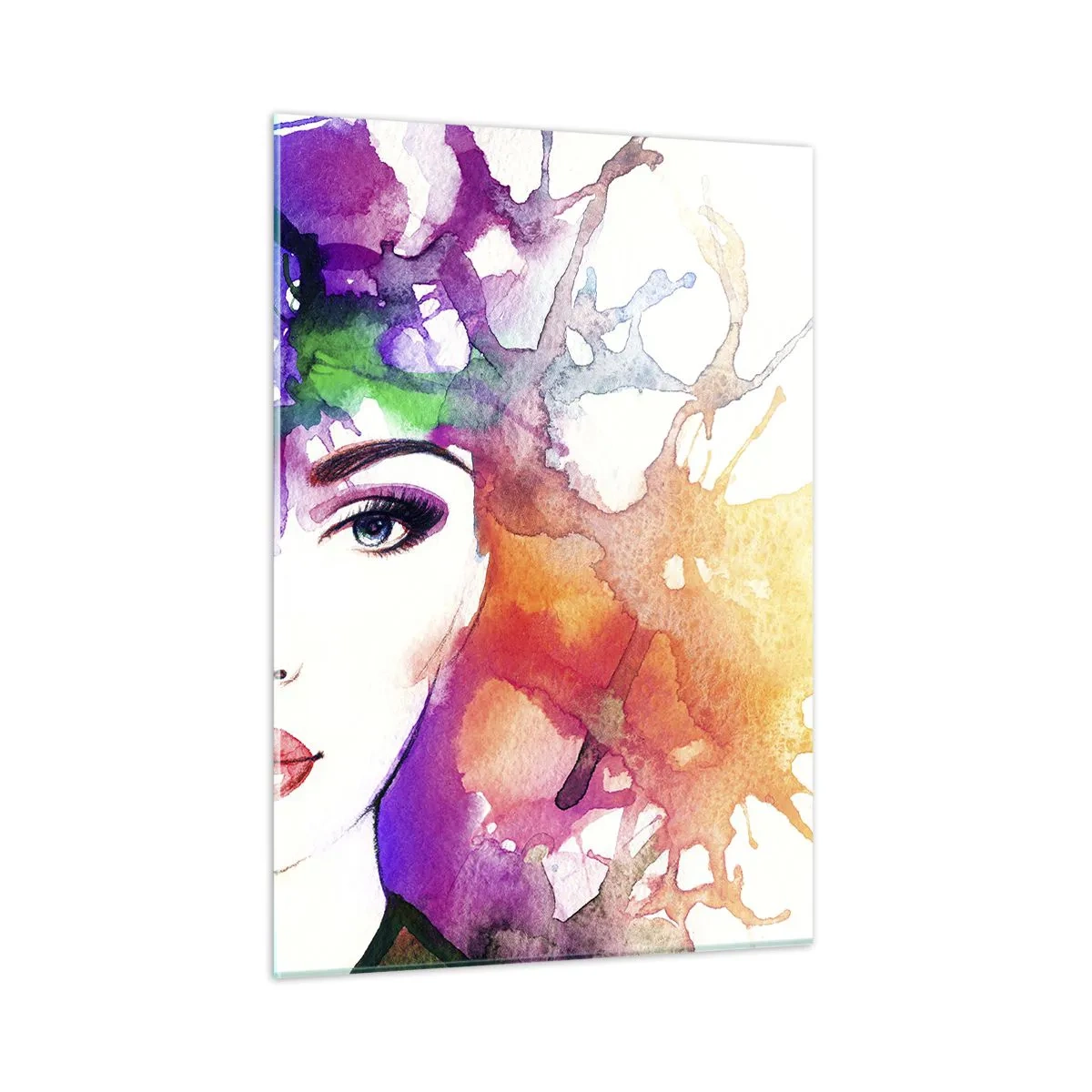 Üveg kép - Fejjel a felhőkben - 50x70 cm