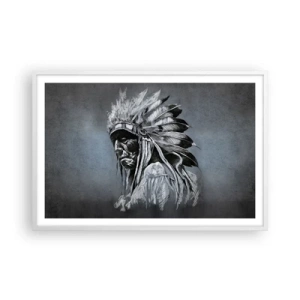 Poszter fekete keretben - Vissza a gyökerekhez - 91x61 cm