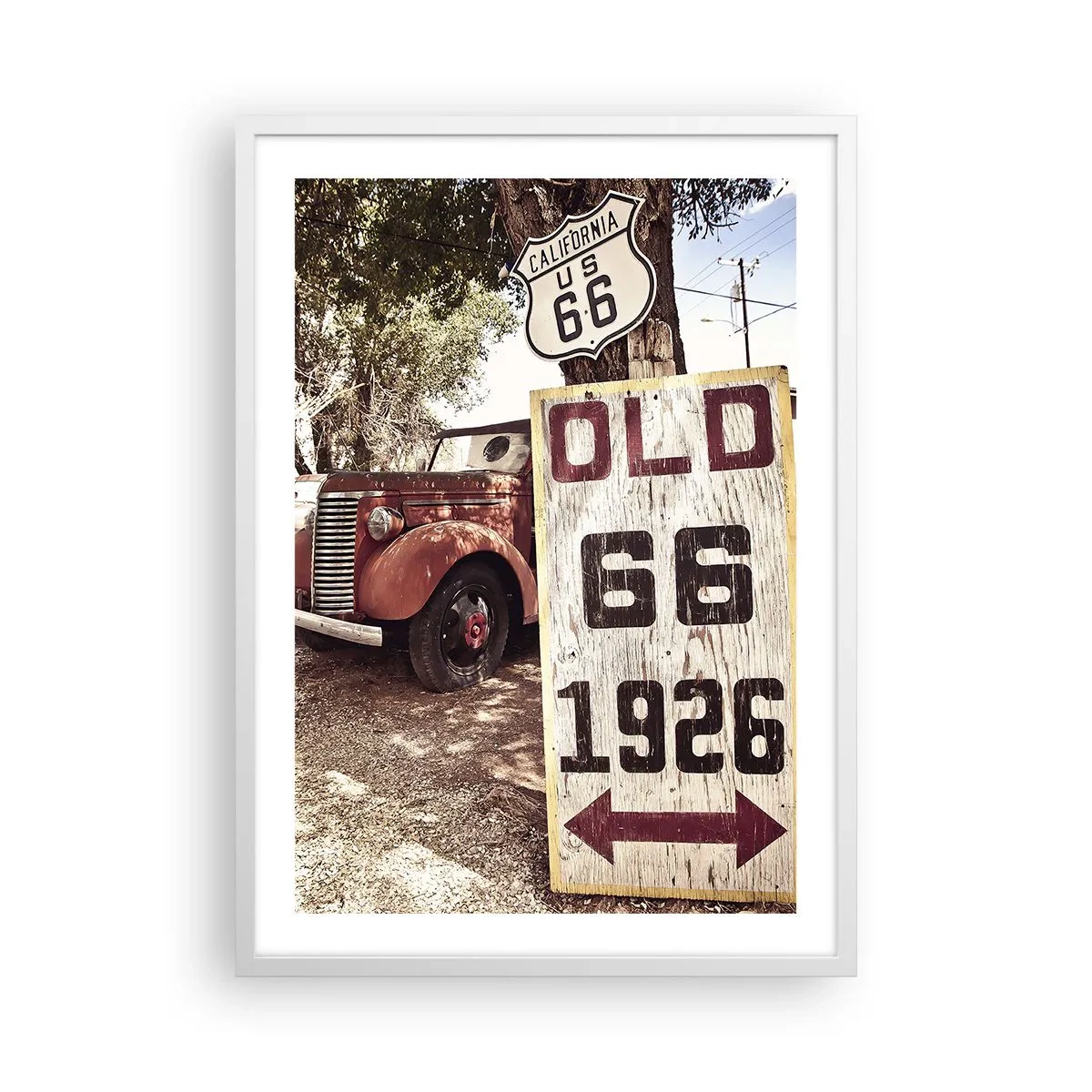 Poszter fekete keretben - Az amerikai tartomány legendája - 50x70 cm