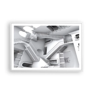 Poszter fekete keretben - A tér paradoxonjai - 91x61 cm