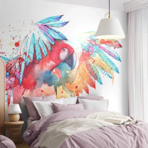 Fotótapéta Standard Eco - . - Papagáj, Madár, Absztrakció - 150x105 cm