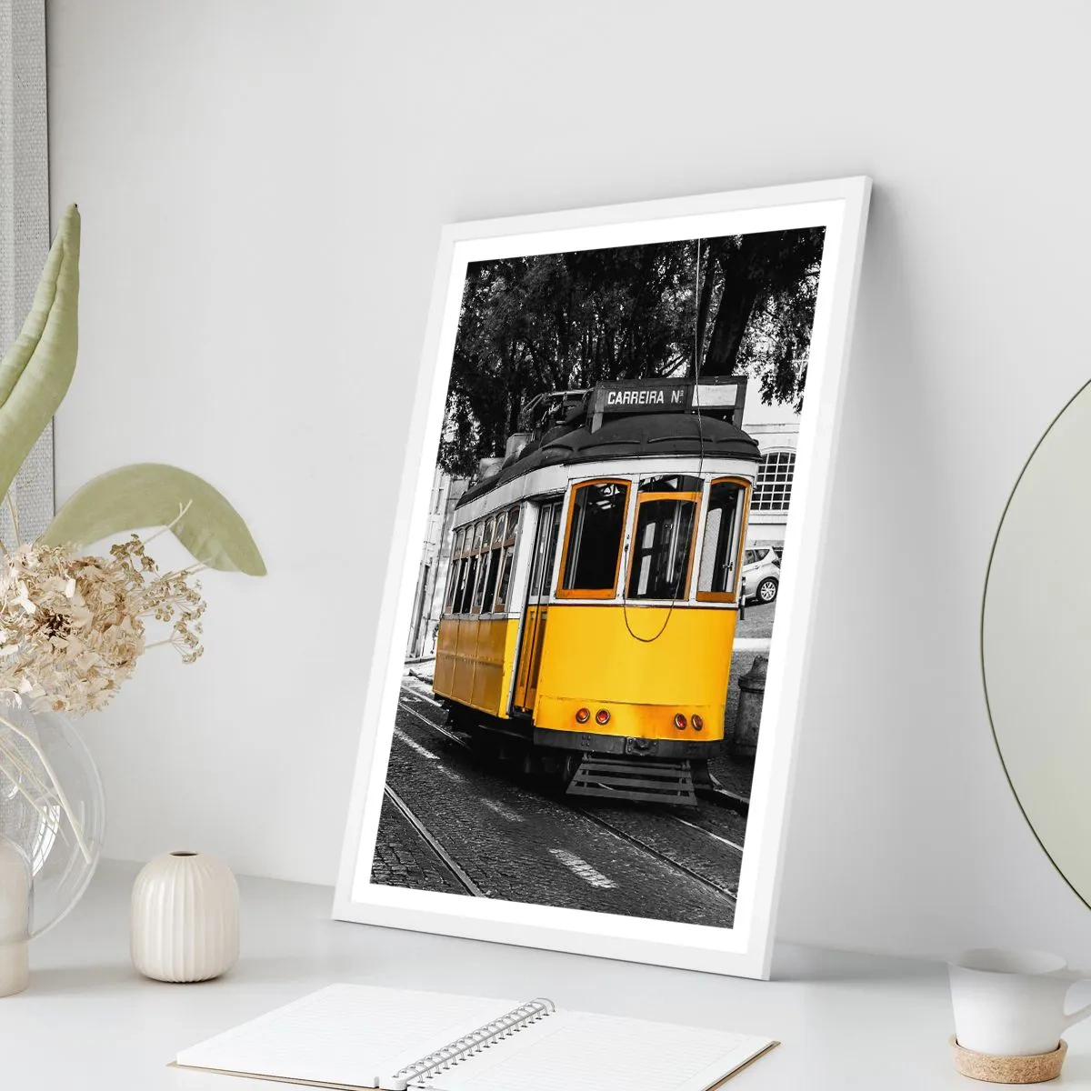 Poszter fekete keretben - És egy fado a háttérben - 30x40 cm