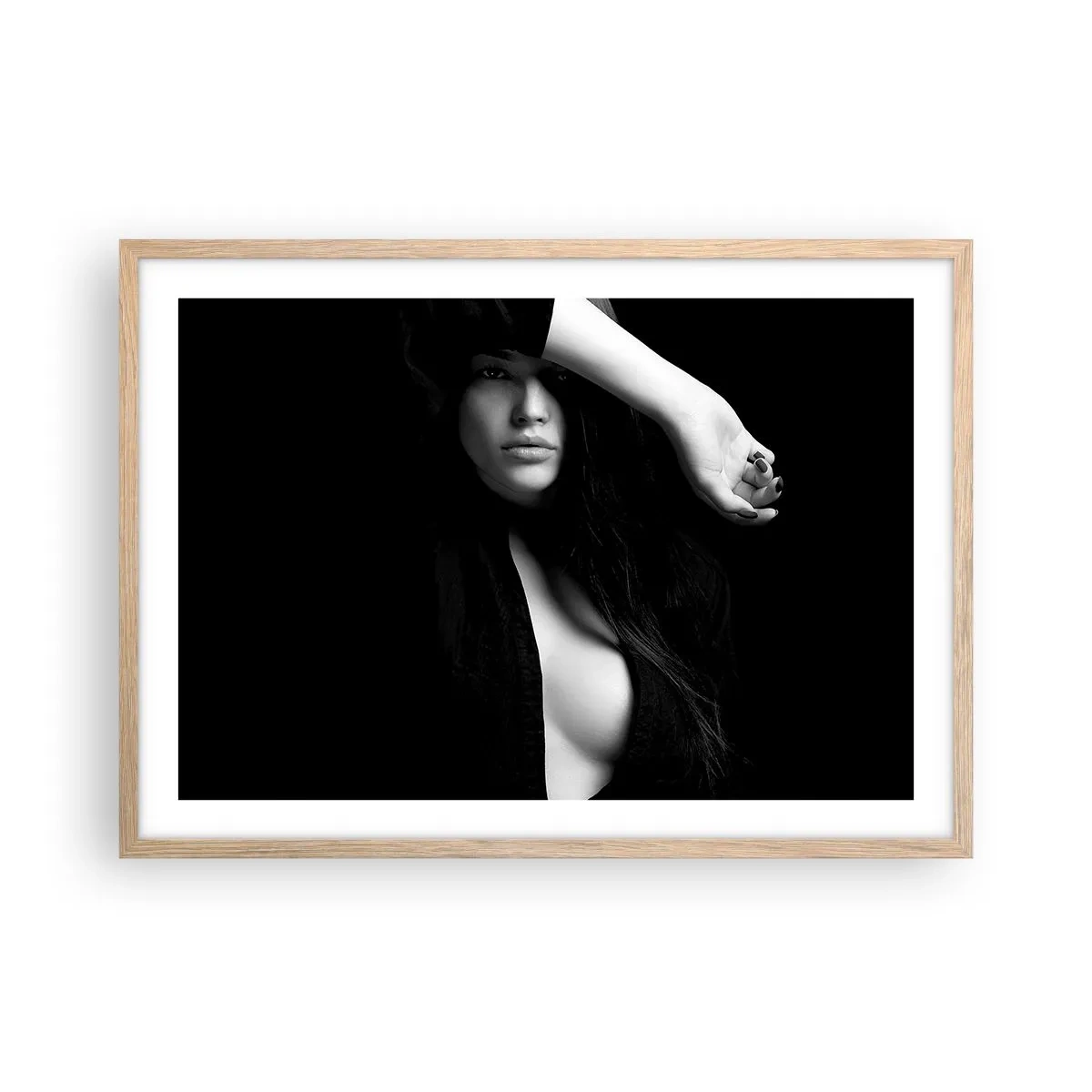 Poszter világos tölgy keretben - A csábítás iskolája - 70x50 cm