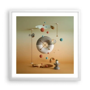 Poszter fekete keretben - Bármi megtörténhet - 50x50 cm