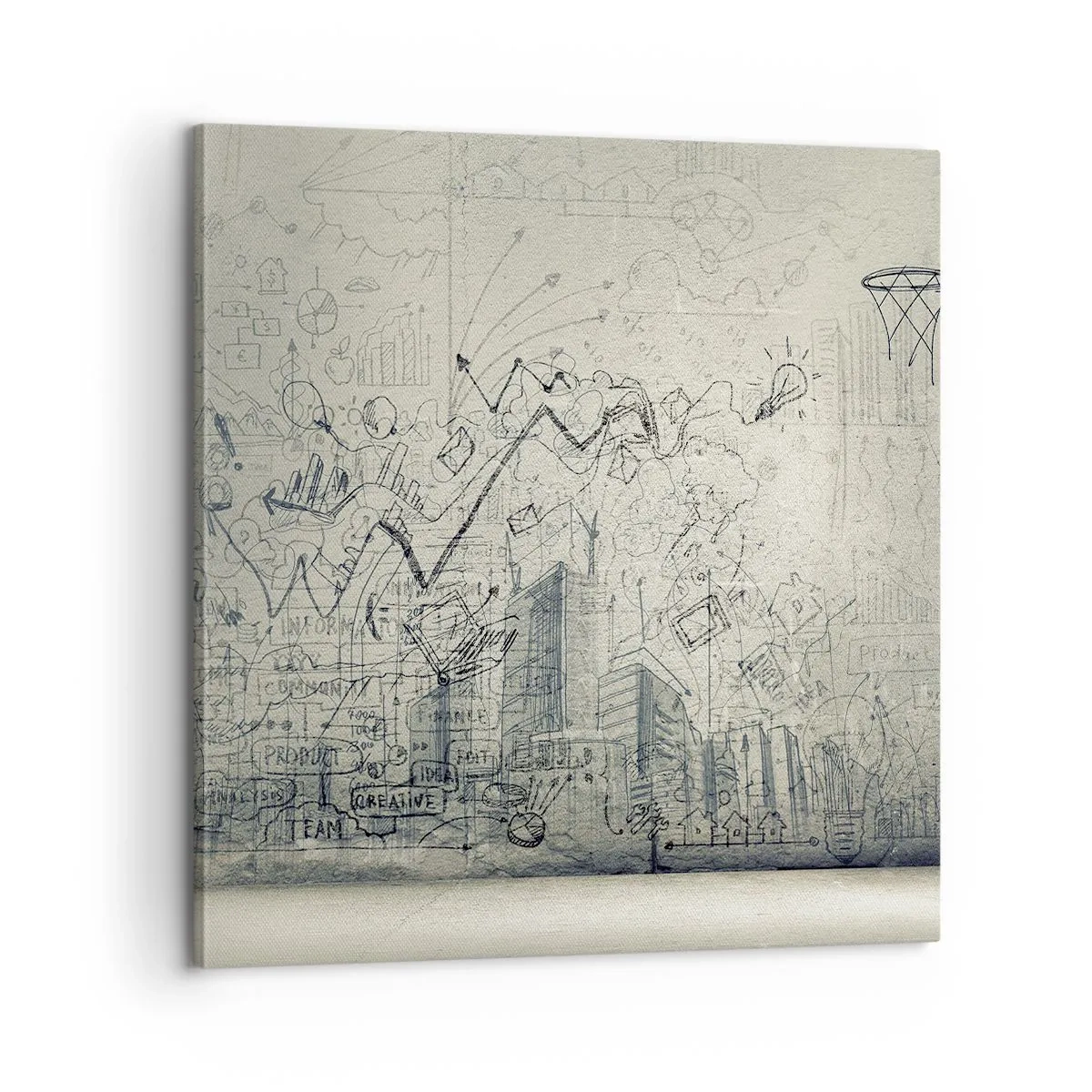 Vászonkép - A remek városi életem - 60x60 cm