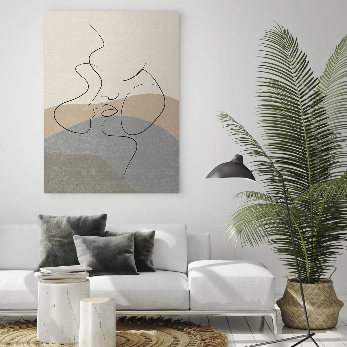 Üveg kép - Mint egy ecsetvonás - 50x70 cm