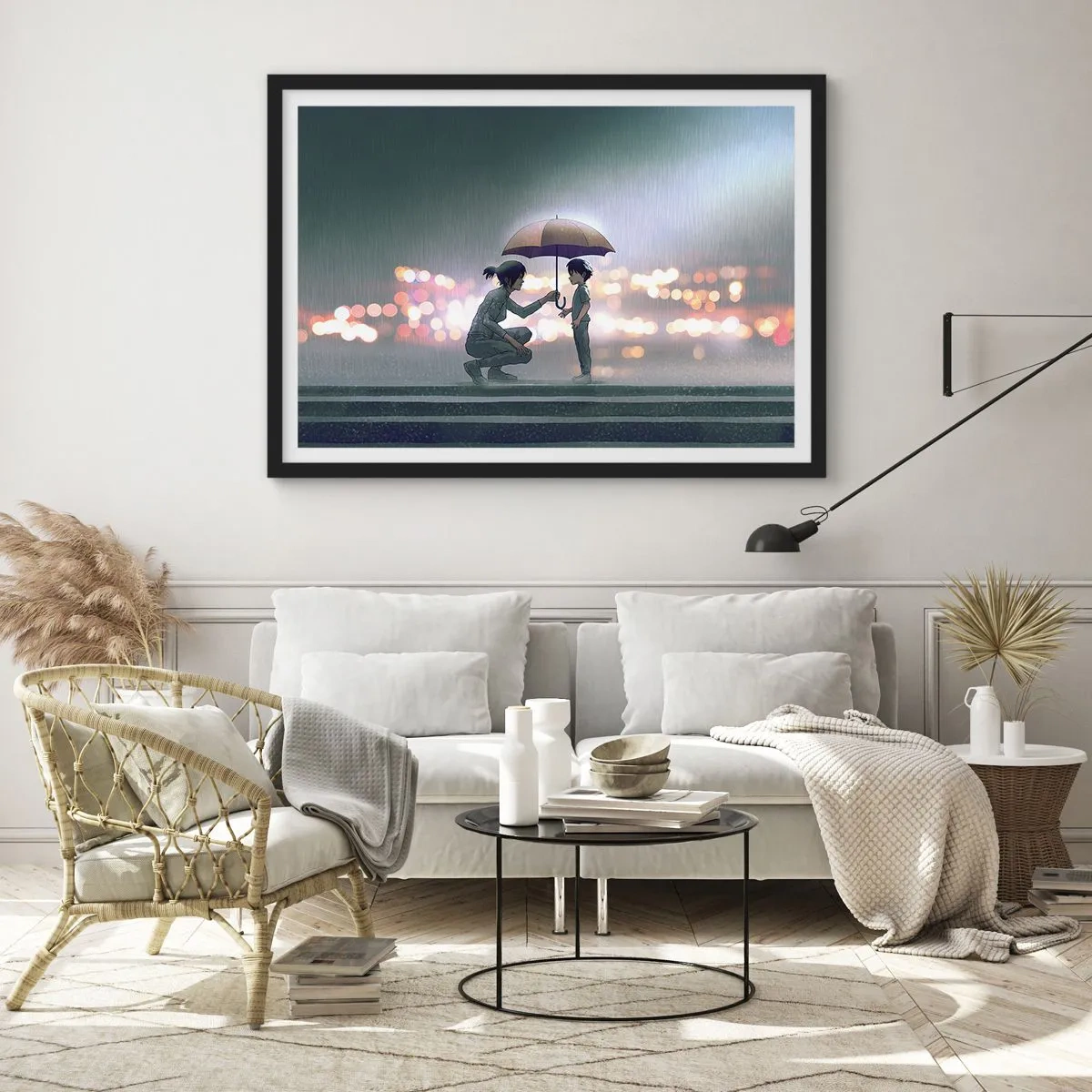Poszter fehér keretben - És most minden rendben - 100x70 cm
