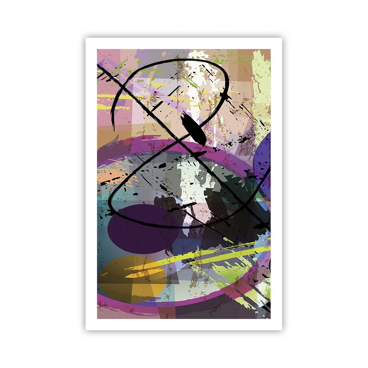 Poszter - Mehet egyenesen előre vagy körbe - 61x91 cm