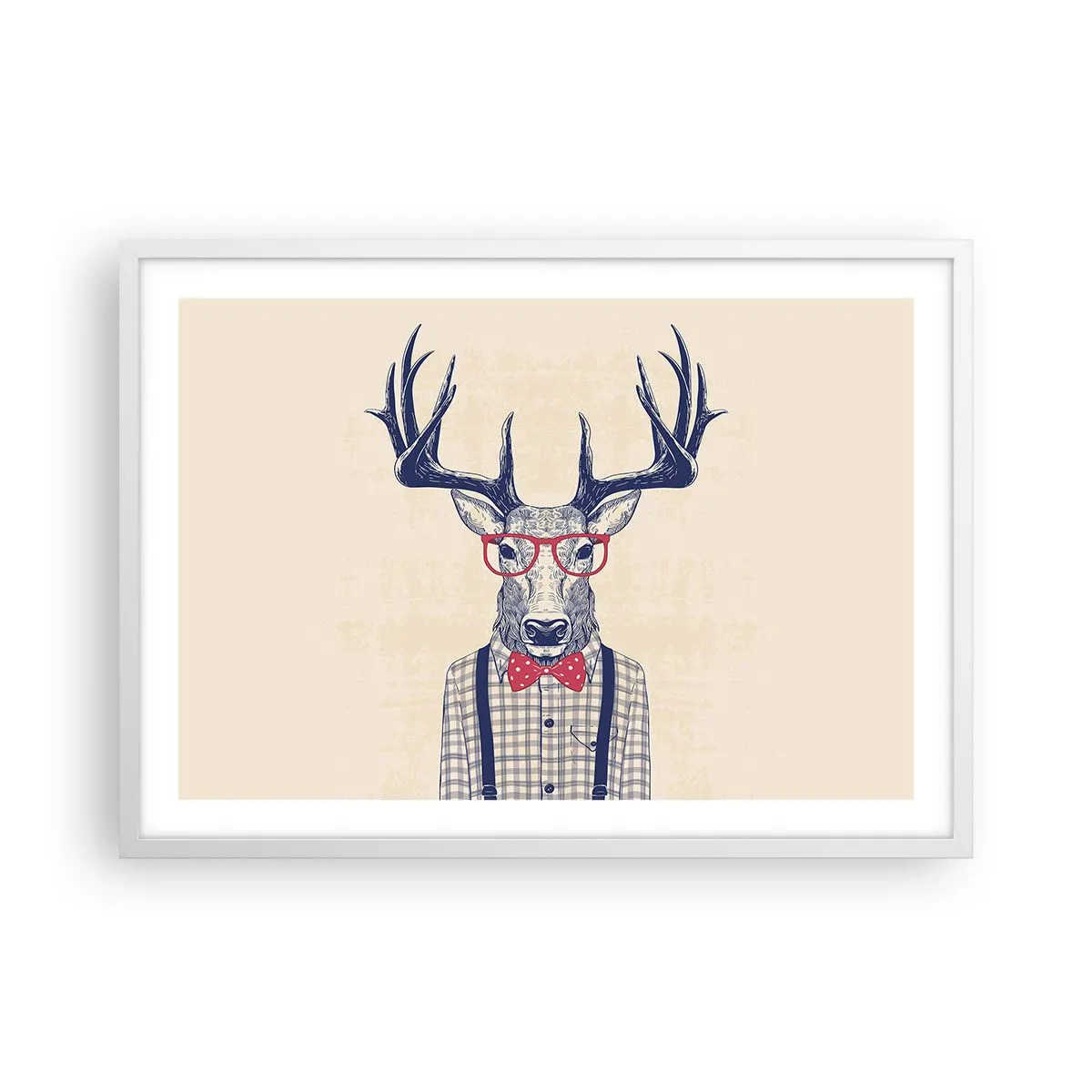 Poszter fekete keretben - Mókás extravagancia - 70x50 cm