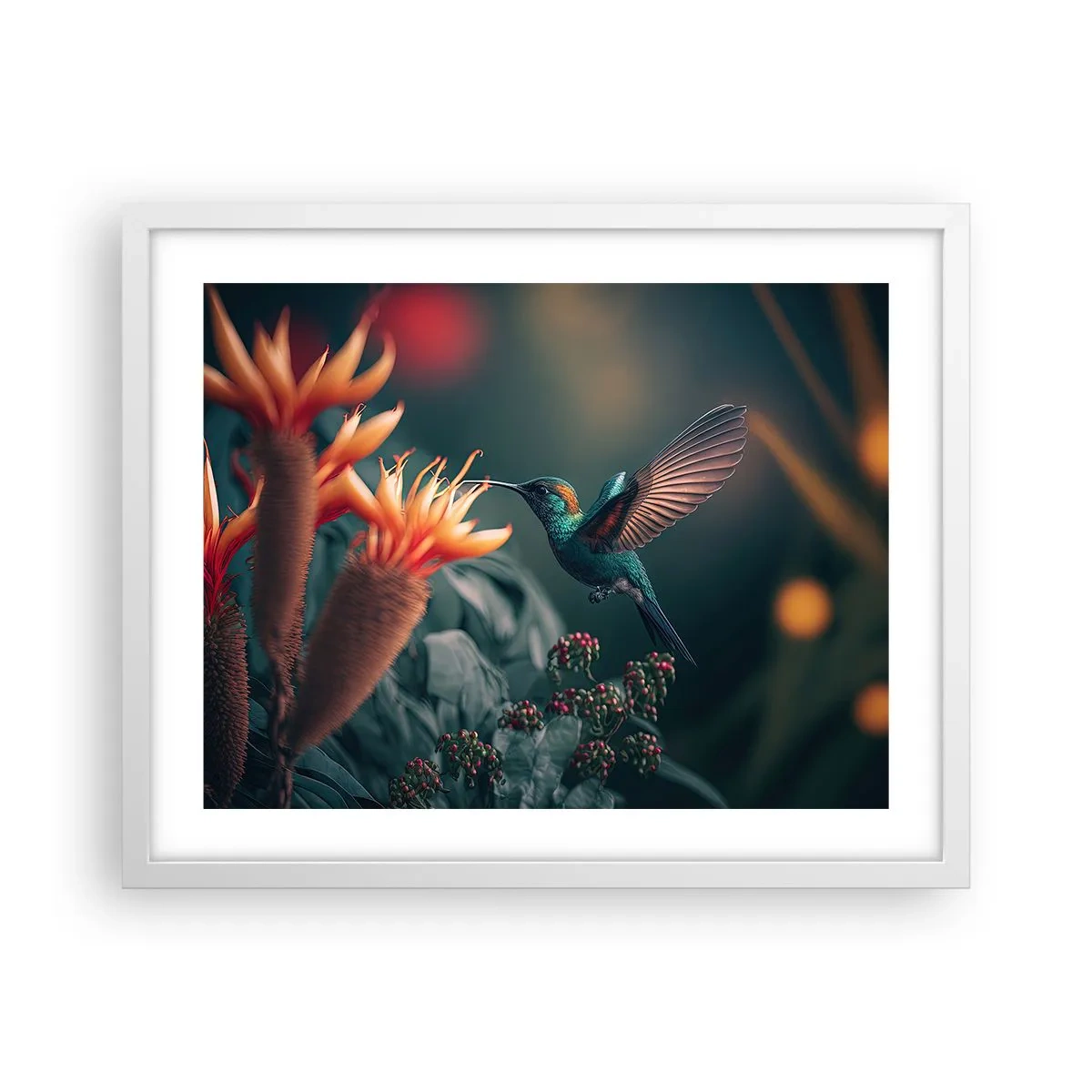 Poszter fekete keretben - Egy igazán színes élet - 50x40 cm