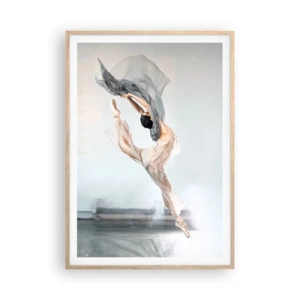Poszter világos tölgy keretben - A tánc felindulásában - 70x100 cm