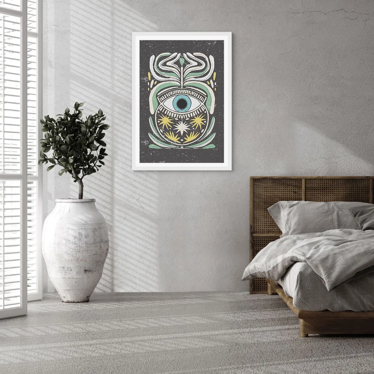 Poszter fekete keretben - Törzsi rituálék - 70x100 cm