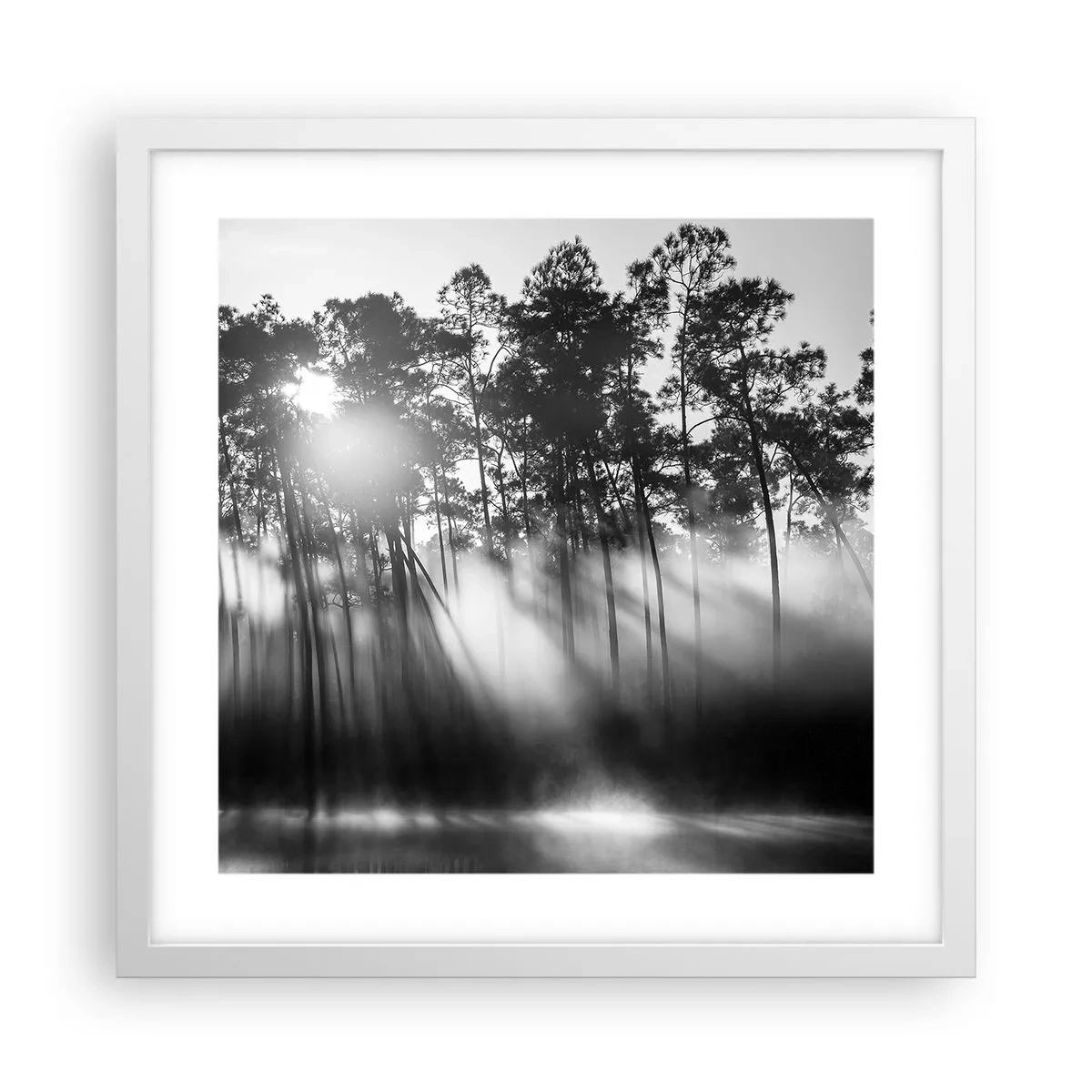 Poszter fekete keretben - Megállíthatatlan nap - 40x40 cm